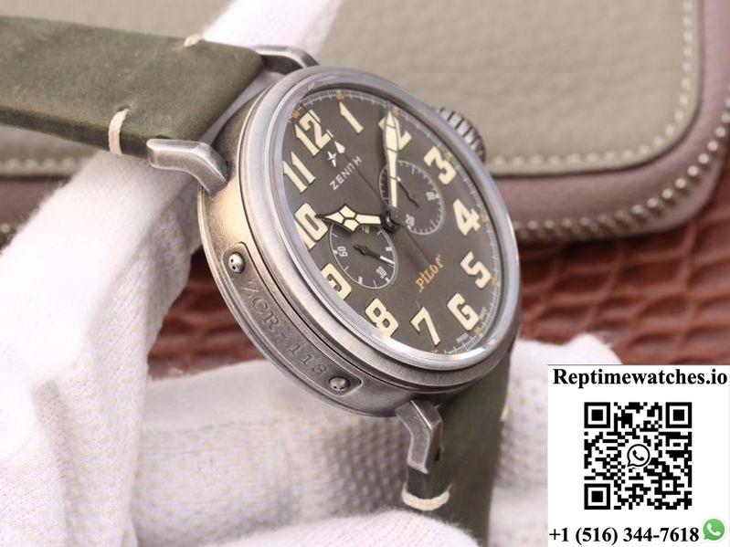 Zenith Pilot Type 20 Chronograph Extra Special 29.2430.4069/21.C800 Xf Factory Gray Dial-Rep Time Watches