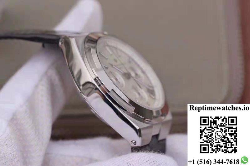 Vacheron Constantin Overseas Chronograph 5500V/110A-B075 8F Factory Silver Dial-Rep Time Watches