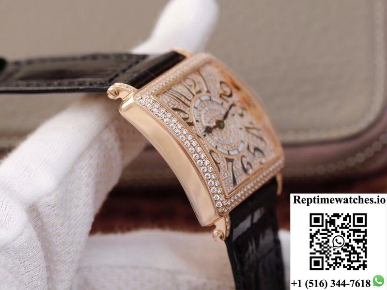 Franck Muller Master Square Ladies 6002 M Qz D Gf Factory Diamond Dial-Rep Time Watches