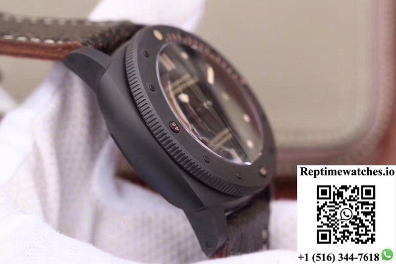 Panerai Luminor Submersible 1950 Pam508 Vs Factory V2 Black Dial-Rep Time Watches