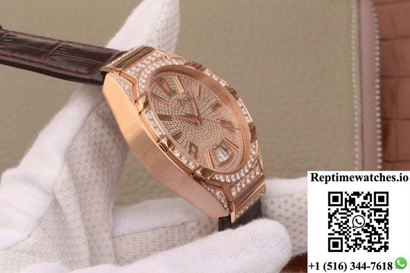 Piaget Polo Mks Factory Rose Gold Case Diamond Dial-Rep Time Watches