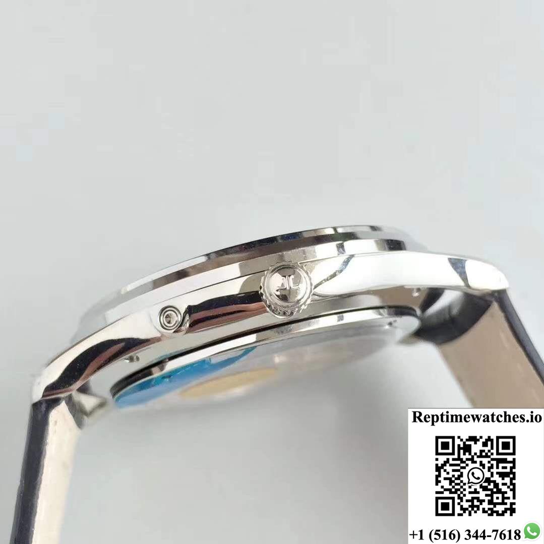 Jaeger-Lecoultre Master Ultra Thin Moon 1368420 Zf Factory Silver Dial-Rep Time Watches