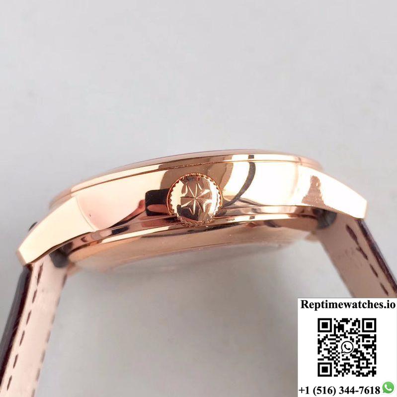 Vacheron Constantin Patrimony 4010U/000R-B329 18K Rose Gold White Dial-Rep Time Watches