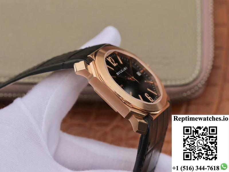 Bvlgari Octo Solotempo 102485 Bg041Bbspgvd Black Dial-Rep Time Watches
