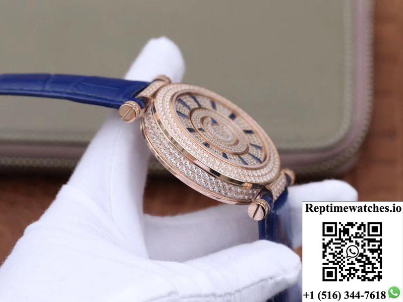 Franck Muller Double Mystery D 3R Cd 42 Rose Gold Diamond Dial-Rep Time Watches