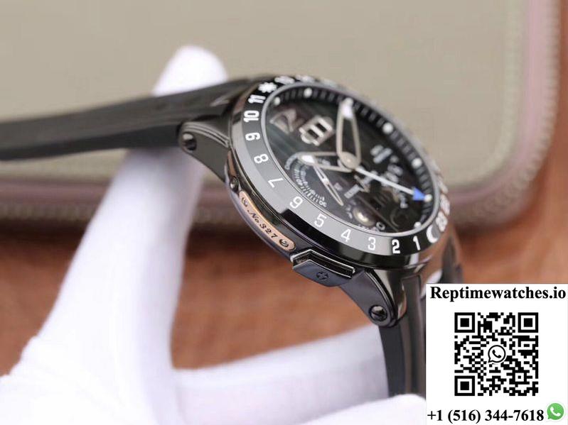 Ulysse Nardin El Toro 322-00-3 All Working Gmt Calendar Grey Dial-Rep Time Watches