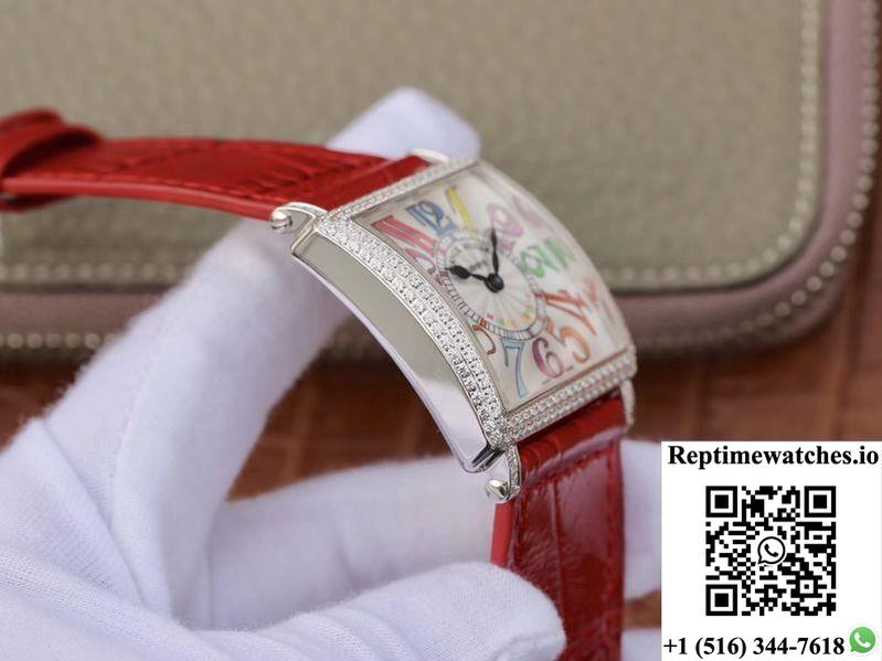 Franck Muller Master Square Ladies 6002 M Qz R Gf Factory White Dial-Rep Time Watches