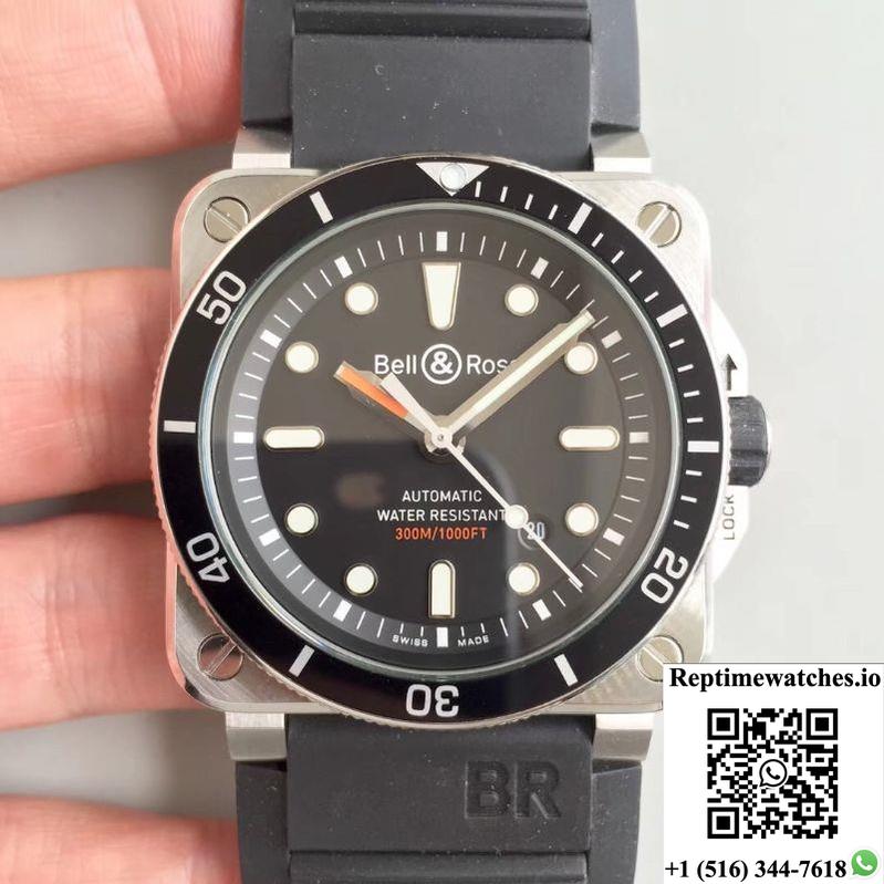 Bell & Ross Br 03-92 Diver V2 Black Dial-Rep Time Watches