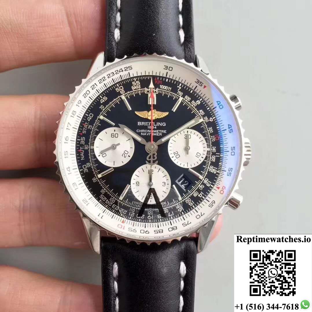 Breitling Navitimer Gmt Ab044121/Bd24/441X/A20Ba.1 Jf Factory Black Dial-Rep Time Watches
