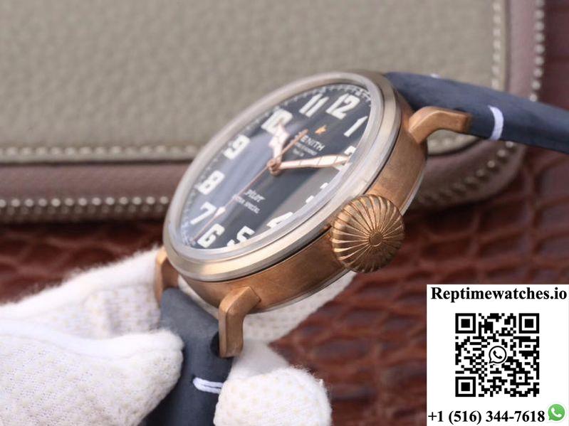 Zenith Pilot Type 20 Extra Special 29.2430.679.21.C753 Xf Factory Blue Dial-Rep Time Watches