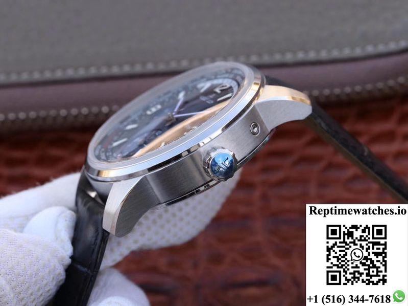 Jaeger-Lecoultre Polaris Geographic 904847J 42Mm Twa Factory Black Blue Textured Dial-Rep Time Watches