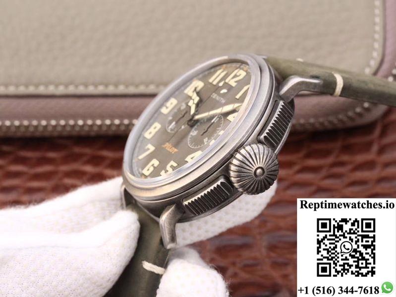 Zenith Pilot Type 20 Chronograph Extra Special 29.2430.4069/21.C800 Xf Factory Gray Dial-Rep Time Watches