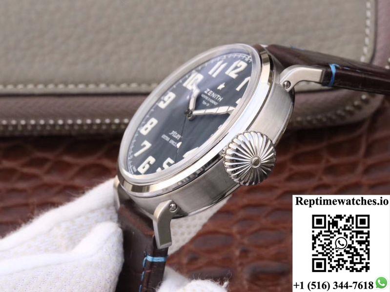 Zenith Pilot Type 20 Extra Special 03.2430.3000.21.C738 Xf Factory Blue Dial-Rep Time Watches