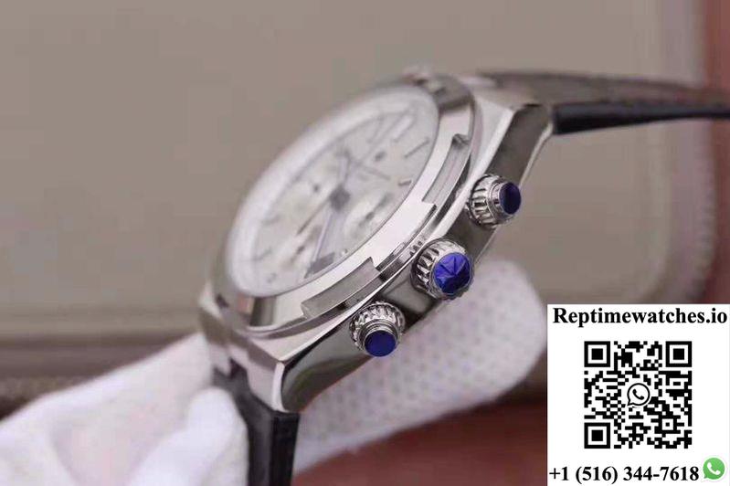 Vacheron Constantin Overseas Chronograph 5500V/110A-B075 8F Factory Silver Dial-Rep Time Watches