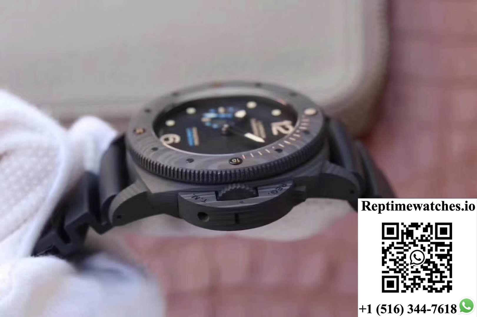 Panerai Luminor Submersible 1950 Pam616 Vs Factory Black Dial-Rep Time Watches