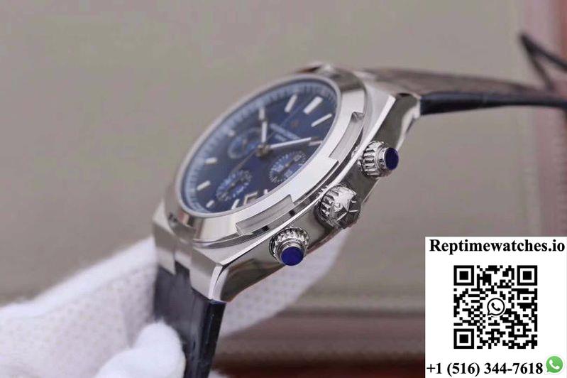 Vacheron Constantin Overseas Chronograph 5500V/110A-B148 8F Factory Blue Dial-Rep Time Watches