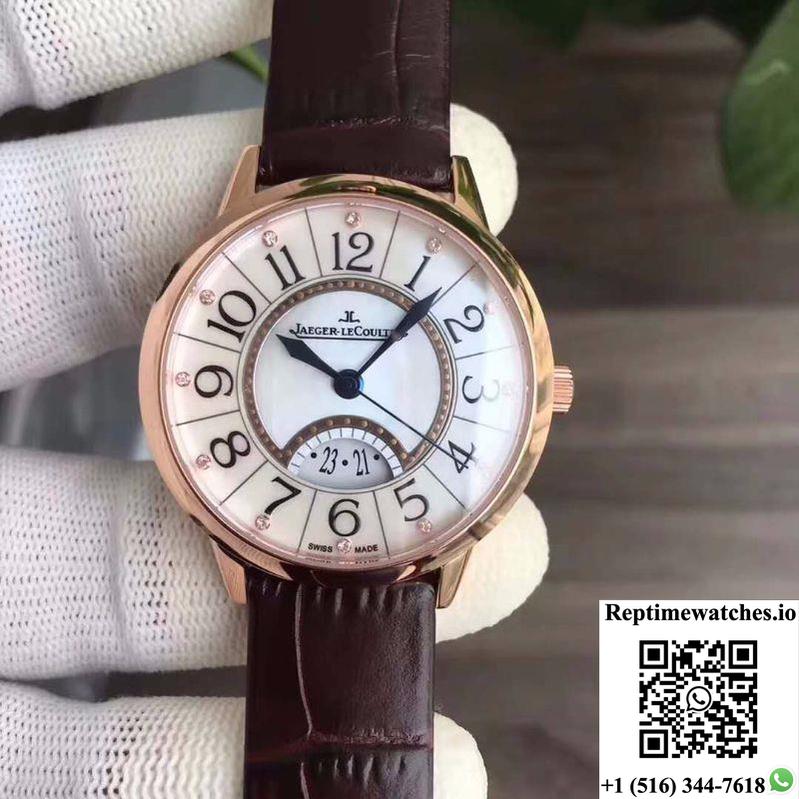 Jaeger-Lecoultre Dating Ladies White Dial-Rep Time Watches