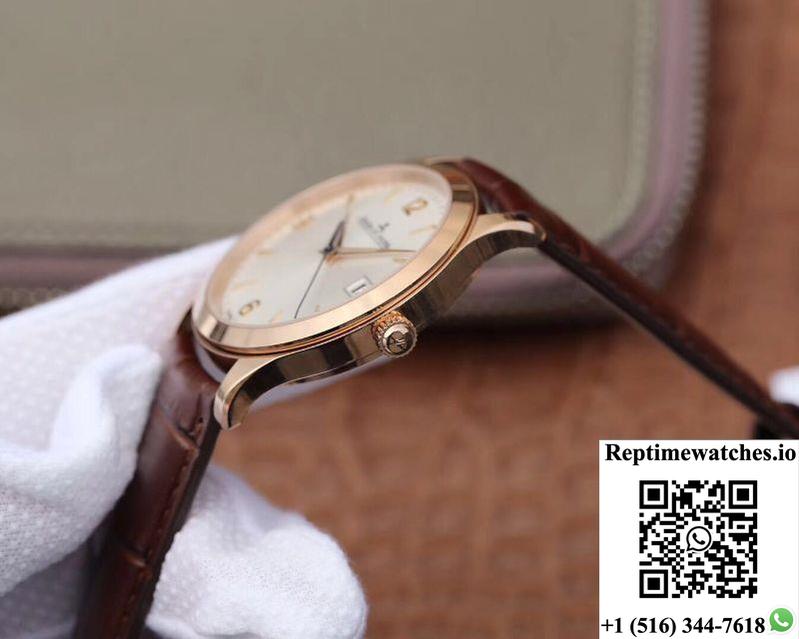 Jaeger Lecoultre Master Control Date Q1542520 Zf Factory 18K Rose Gold White Dial-Rep Time Watches