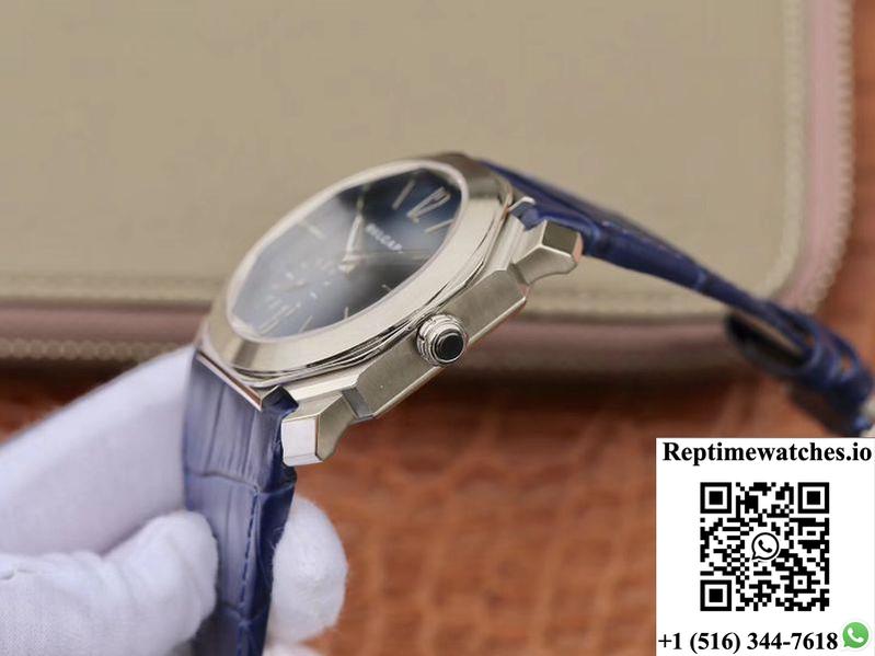 Bvlgari Octo Finissimo Extra Thin Automatic 103035 Blue Dial-Rep Time Watches