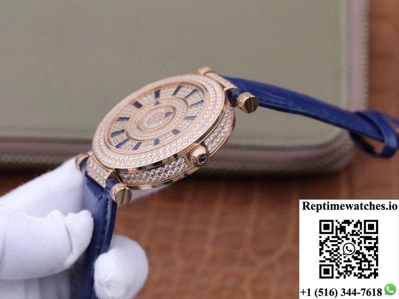 Franck Muller Double Mystery D 3R Cd 42 Rose Gold Diamond Dial-Rep Time Watches