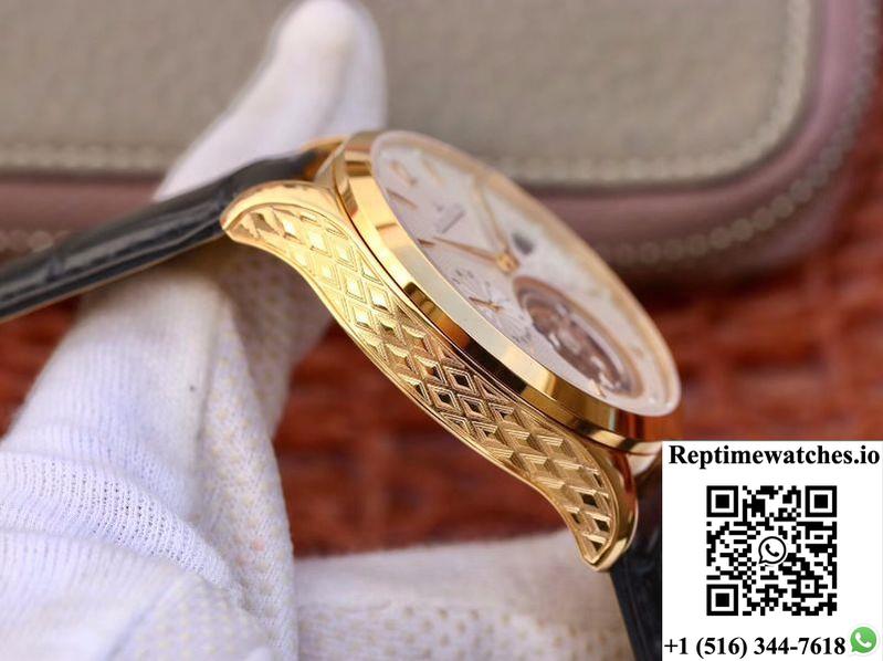 Jaeger-Lecoultre Master Grande Tourbillon 18K Yellow Gold White Dial-Rep Time Watches