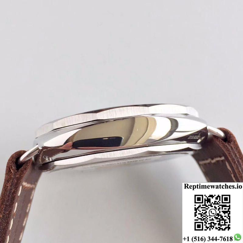Panerai Radiomir 3 Days Acciaio Brevettato Pam687 Zf Factory Brown Dial-Rep Time Watches