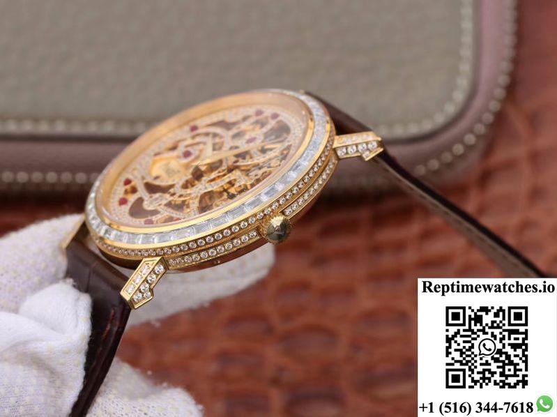 Piaget Altiplano G0A39125 Rosegold Skeleton Dial-Rep Time Watches