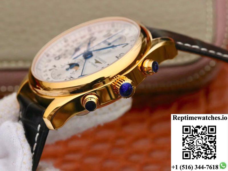 Longines Conquest Classic 18K Yellow Gold L27735787 Gs Factory White Dial-Rep Time Watches