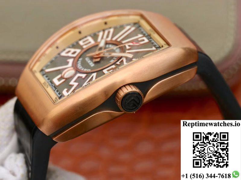 Franck Muller Vanguard V45-01 Gray Dial-Rep Time Watches