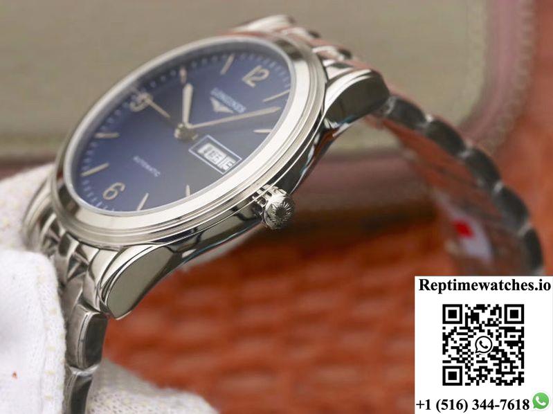 Longines Flagship Double Calendar L4.899.4.12.601 Gk Factory Blue Dial-Rep Time Watches
