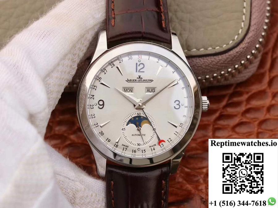 Jaeger-Lecoultre Master Calendar 1558420 Om Factory Silver Dial-Rep Time Watches