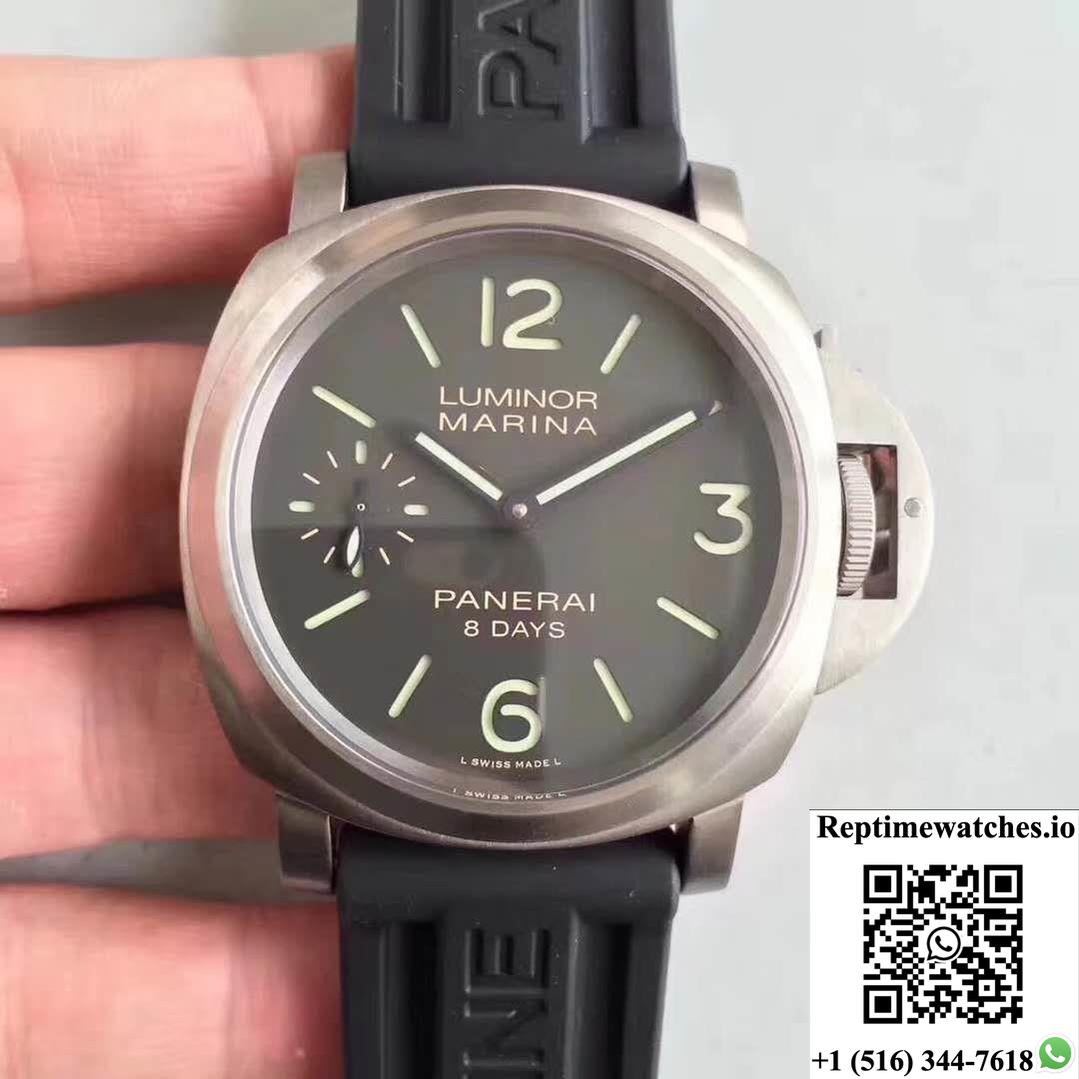 Panerai Luminor Pam510 Zf Factory Superlumed Grey Dial-Rep Time Watches