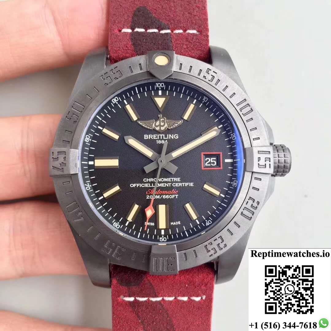 Breitling Avenger Blackbird V1731110/Bd74/109W/M20Basa.1 Gf Factory Black Dial-Rep Time Watches
