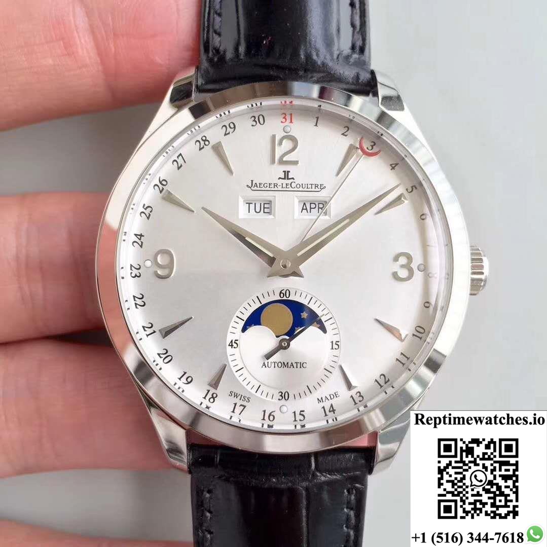 Jaeger-Lecoultre Master Calendar 1558420 Om Factory Silver Dial 39Mm-Rep Time Watches