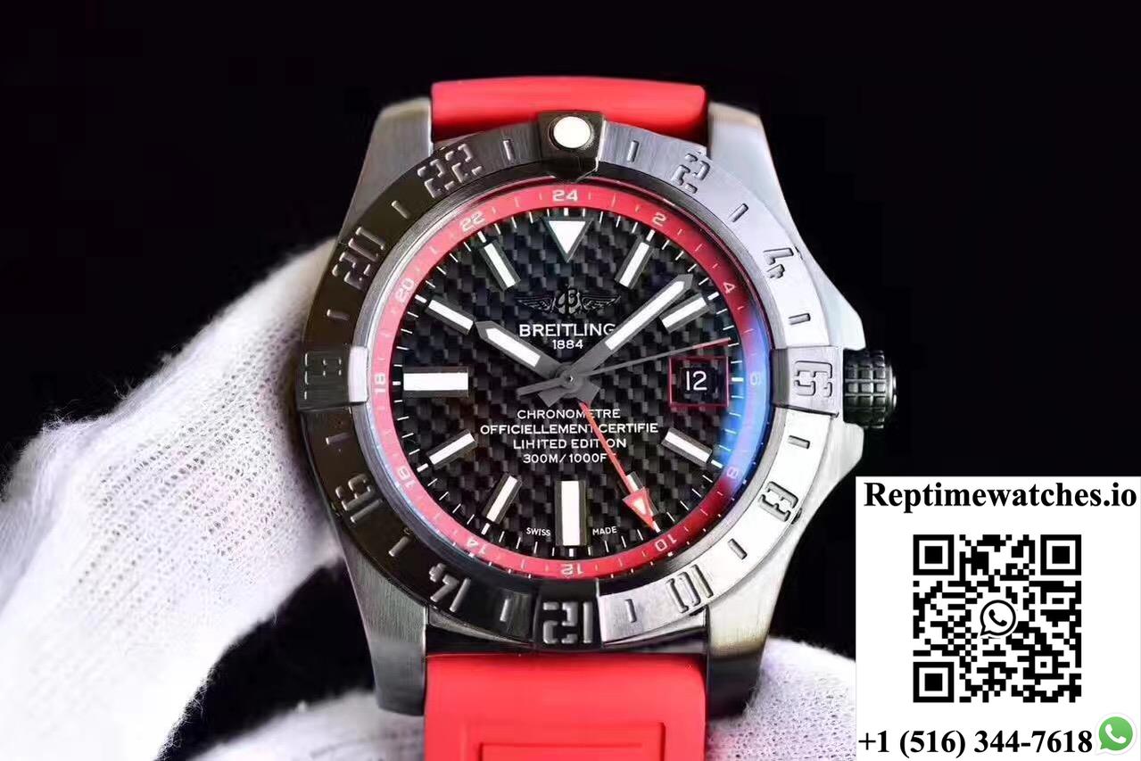 Breitling Avenger Ii Gmt A3239011/Bc35/433X/A20Ba.1 Gf Factory Black Dial-Rep Time Watches