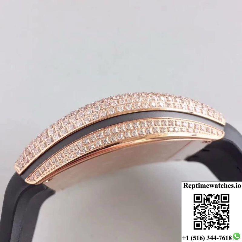 Franck Muller 8880 Sc Dt Rose Gold Diamond Dial-Rep Time Watches
