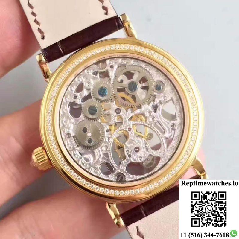 Piaget High-Grade Jewelry Tourbillon Hollow Dial-Rep Time Watches
