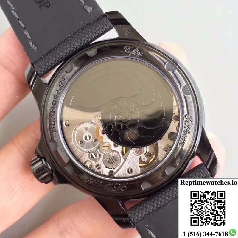 Blancpain Fifty Fathoms Dark Knight 5015-11C30-52A Zf Factory Black Dial-Rep Time Watches