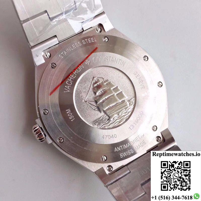 Vacheron Constantin Overseas 47040 Stainless Steel Bracelet Jj Factory White Dial-Rep Time Watches