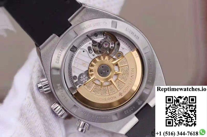 Vacheron Constantin Overseas Chronograph 5500V/110A-B075 8F Factory Silver Dial-Rep Time Watches