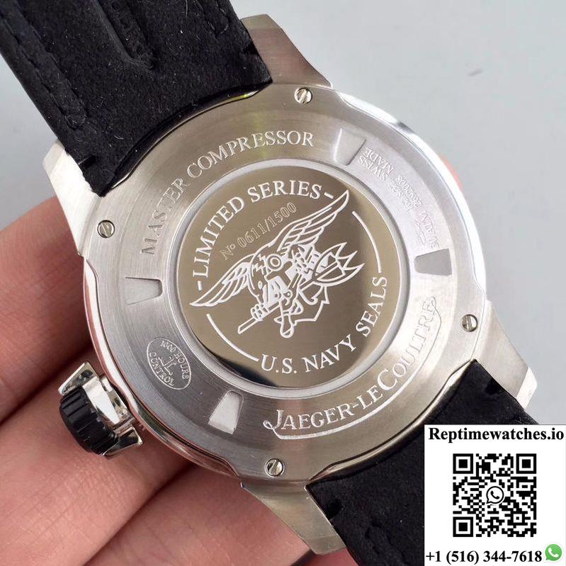 Jaeger-Lecoultre Master Compressor Navy Seals Q2018670 Limited Edition Noob Factory Black Dial-Rep Time Watches