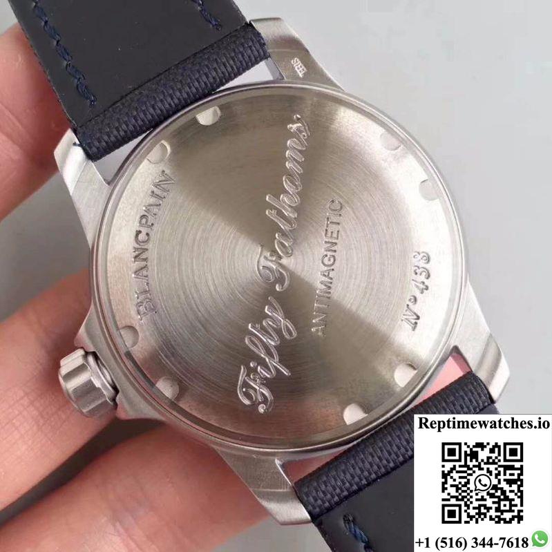 Blancpain Fifty Fathoms 5015D-1140-52B Zf Factory Blue Dial-Rep Time Watches