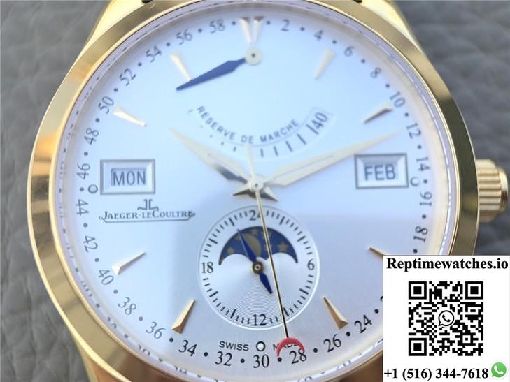 Jaeger-Lecoultre Master Calendar Q151242A 18K Yellow Gold Silver Dial-Rep Time Watches