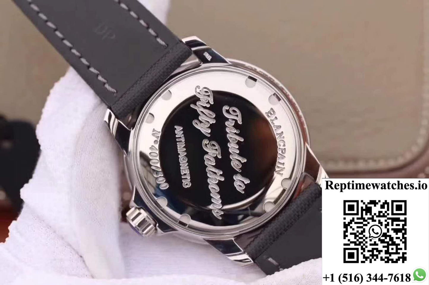 Blancpain Fifty Fathoms Tribute Limited Edition 5015B-1130-52 Zf Factory Black Dial-Rep Time Watches