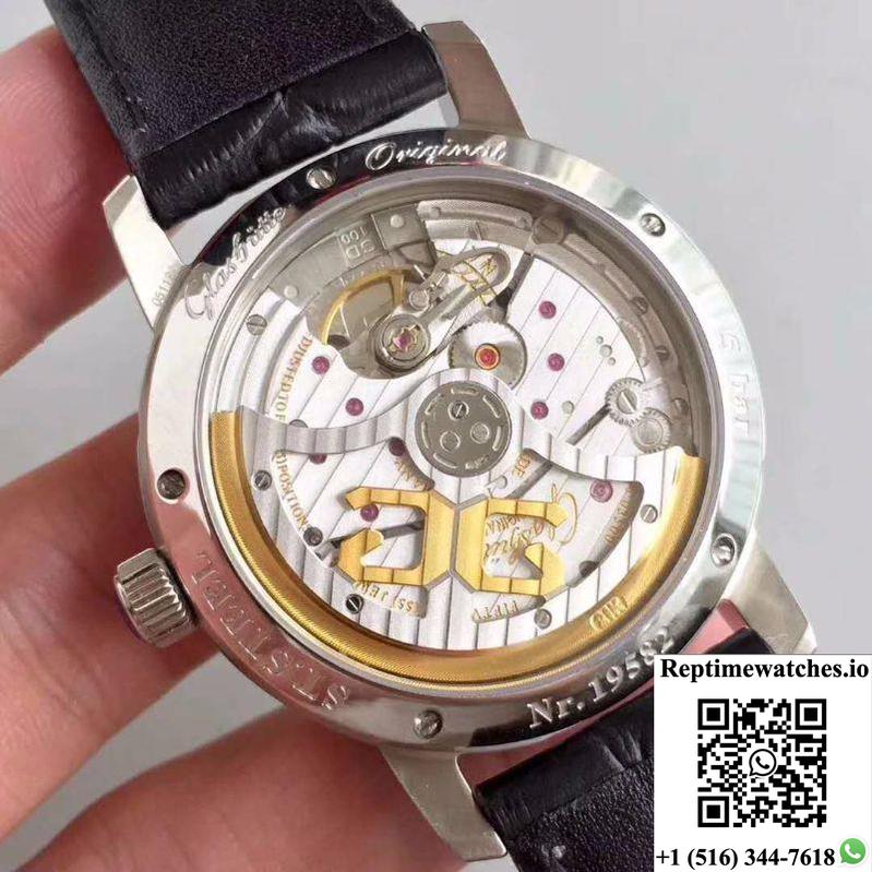 Glashutte Senator Panorama Date Moon Phase 100-04-32-12-04 Gf Factory White Dial-Rep Time Watches