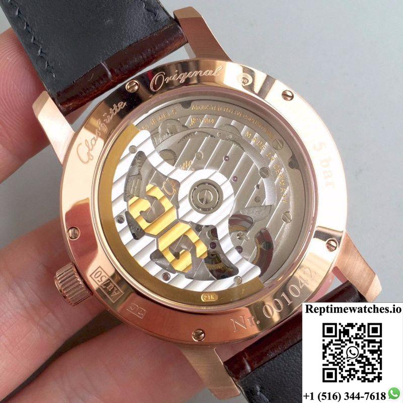 Glashutte Original Senator Excellence Tourbillon White Dial-Rep Time Watches
