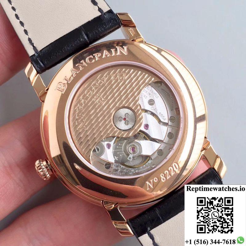 Blancpain Villeret 6654-3642-55B Om Factory White Dial-Rep Time Watches