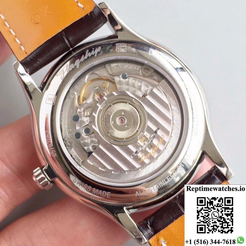 Longines Record L2.820.4.11.2 White Dial-Rep Time Watches