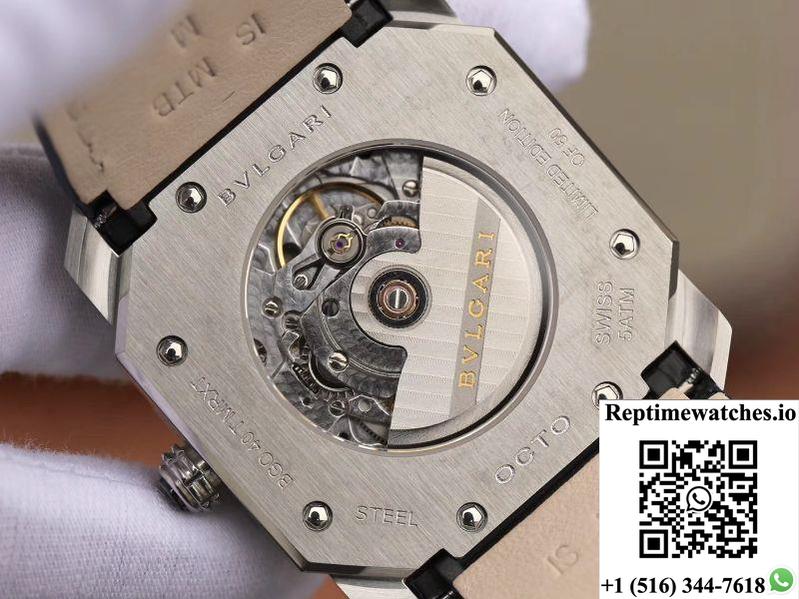 Bvlgari Octo Finissimo Extra Thin Automatic 103035 Blue Dial-Rep Time Watches