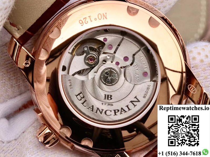 Blancpain L-Evolution 8805-1134-53B Rose Gold Case Black Dial-Rep Time Watches